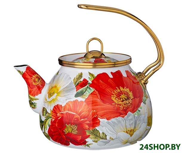 Чайник без свистка Agness Маки 950-473 Чайник без свистка Agness Маки 950-473
