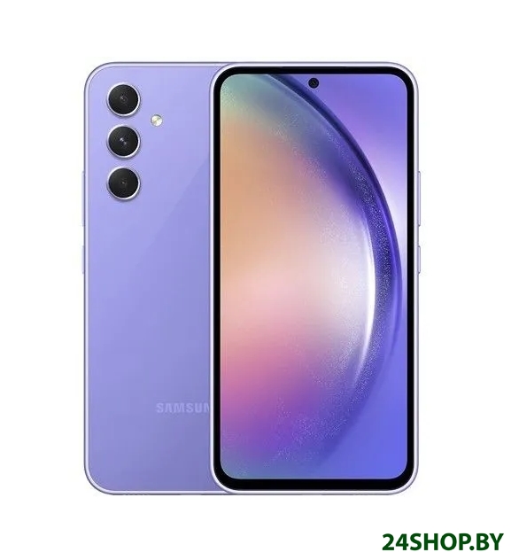 Смартфон Samsung Galaxy A54 8/256Gb (лавандовый) Смартфон Samsung Galaxy A54 8/256Gb (лавандовый)