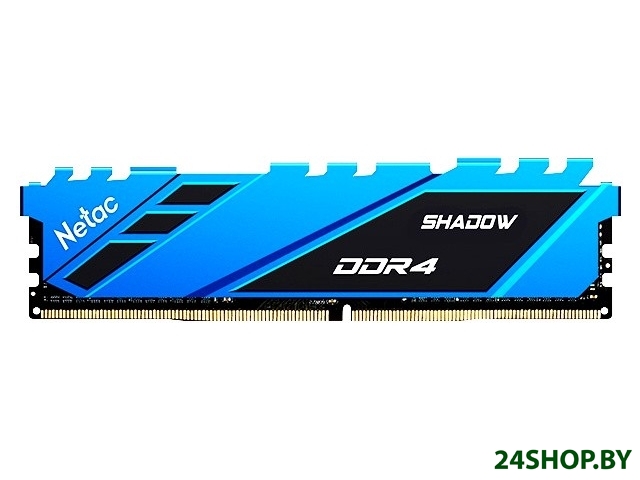 Оперативная память Netac Shadow 16ГБ DDR4 2666 МГц NTSDD4P26SP-16B Оперативная память Netac Shadow 16ГБ DDR4 2666 МГц NTSDD4P26SP-16B