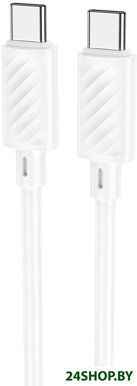 Кабель Hoco X88 USB Type-C - USB Type-C (1 м, белый) Кабель Hoco X88 USB Type-C - USB Type-C (1 м, белый)