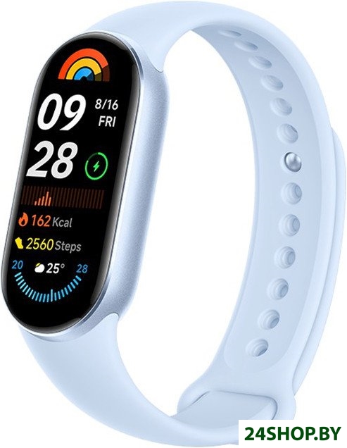 Фитнес-браслет Xiaomi Smart Band 9 (голубой, с голубым силиконовым ремешком, международная версия) Фитнес-браслет Xiaomi Smart Band 9 (голубой, с голубым силиконовым ремешком, международная версия)