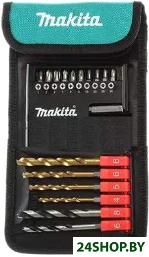 Набор оснастки Makita D-31762 (17 предметов) Набор оснастки Makita D-31762 (17 предметов)