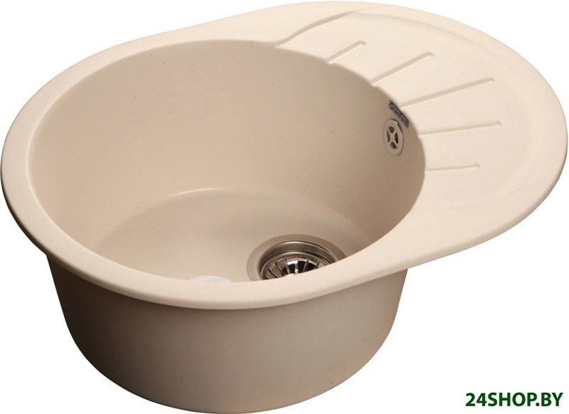 Кухонная мойка GranFest Rondo GF-R580L (белый) Кухонная мойка GranFest Rondo GF-R580L (белый)