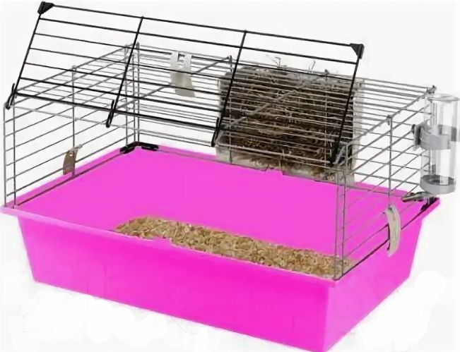 Клетка для грызунов Ferplast Cavie 60 / 57012411W2 (розовый) Клетка для грызунов Ferplast Cavie 60 / 57012411W2 (розовый)