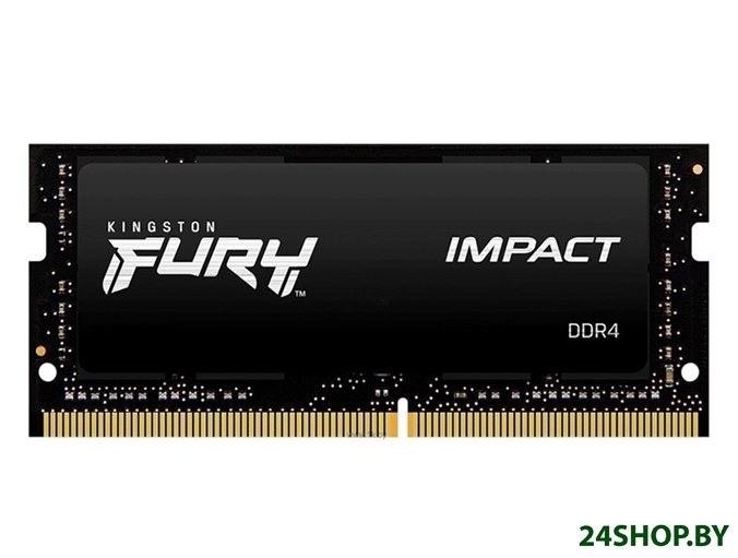 Оперативная память Kingston FURY Impact 32GB DDR4 SODIMM PC4-21300 KF426S16IB/32 Оперативная память Kingston FURY Impact 32GB DDR4 SODIMM PC4-21300 KF426S16IB/32