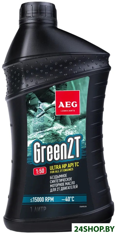 Моторное масло AEG Lubricants Green HP 2T API TC (зеленый) 1л Моторное масло AEG Lubricants Green HP 2T API TC (зеленый) 1л