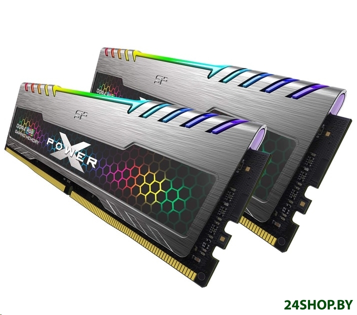 Оперативная память Silicon-Power XPower Turbine RGB 2x8GB DDR4 PC4-25600 SP016GXLZU320BDB Оперативная память Silicon-Power XPower Turbine RGB 2x8GB DDR4 PC4-25600 SP016GXLZU320BDB