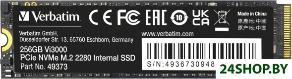SSD Verbatim Vi3000 256GB 49373 SSD Verbatim Vi3000 256GB 49373