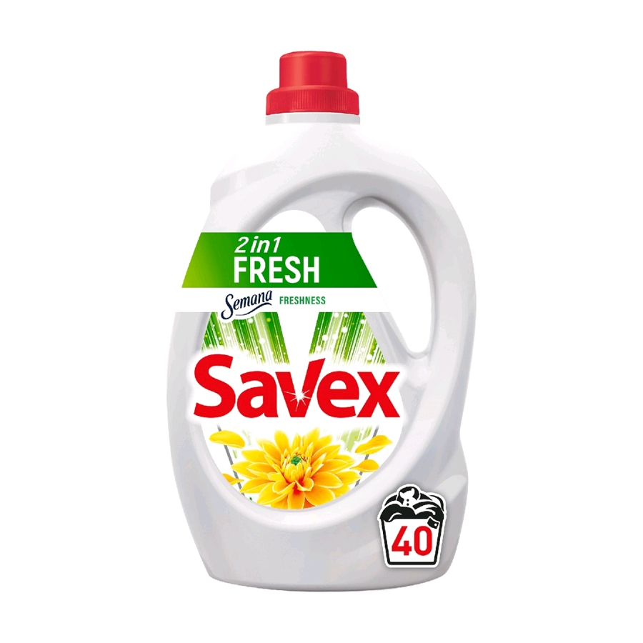 Гель для стирки Savex 2 in 1 Fresh 2.2 л Гель для стирки Savex 2 in 1 Fresh 2.2 л