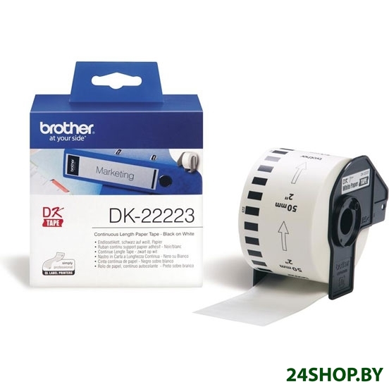 Самоклеящаяся бумага Brother DK-22223 (50 мм, 30.48 м) Самоклеящаяся бумага Brother DK-22223 (50 мм, 30.48 м)