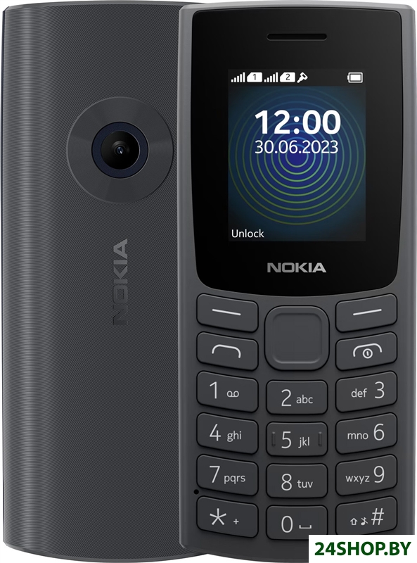 Кнопочный телефон Nokia 110 (2023) Dual SIM TA-1567 (угольный) Кнопочный телефон Nokia 110 (2023) Dual SIM TA-1567 (угольный)