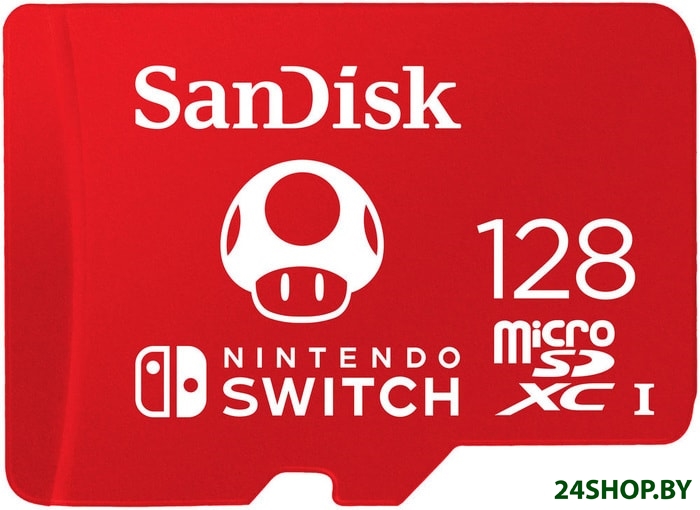 Карта памяти SanDisk For Nintendo Switch microSDXC SDSQXAO-128G-GN3ZN 128GB Карта памяти SanDisk For Nintendo Switch microSDXC SDSQXAO-128G-GN3ZN 128GB