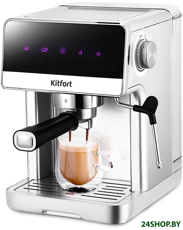 Рожковая кофеварка Kitfort KT-7418 Рожковая кофеварка Kitfort KT-7418