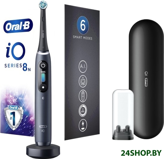 Электрическая зубная щетка Oral-B iO 8n (черный, 1 насадка) Электрическая зубная щетка Oral-B iO 8n (черный, 1 насадка)