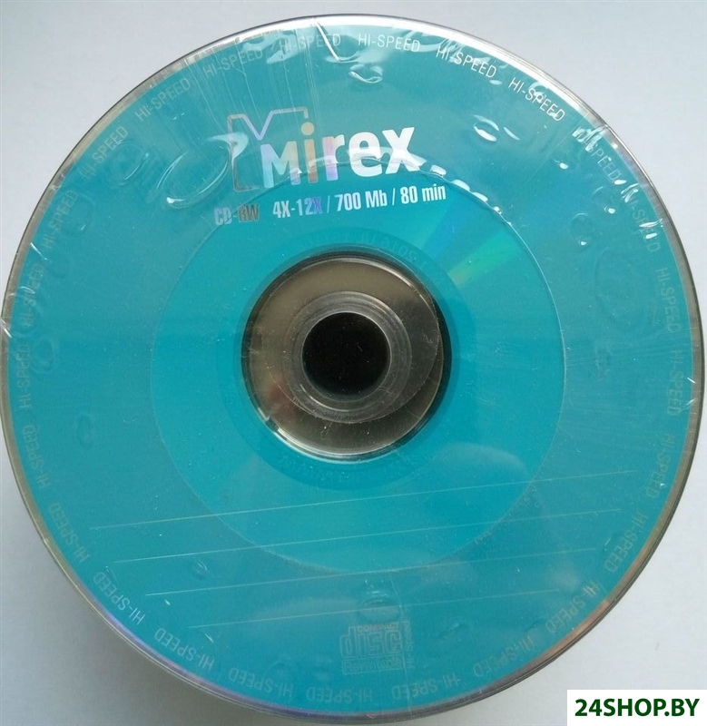 CD-RW диск Mirex 700Mb 12x UL121002A8T (50 шт.) CD-RW диск Mirex 700Mb 12x UL121002A8T (50 шт.)