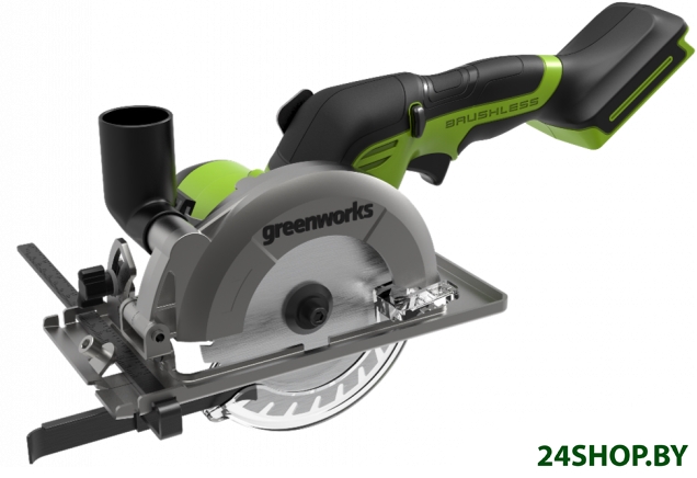 Дисковая (циркулярная) пила Greenworks G24MCS 1501207 (без АКБ) Дисковая (циркулярная) пила Greenworks G24MCS 1501207 (без АКБ)