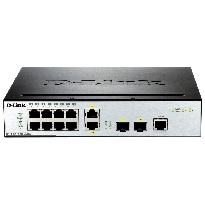 Коммутатор D-Link DGS-3000-10TC/A2A Коммутатор D-Link DGS-3000-10TC/A2A