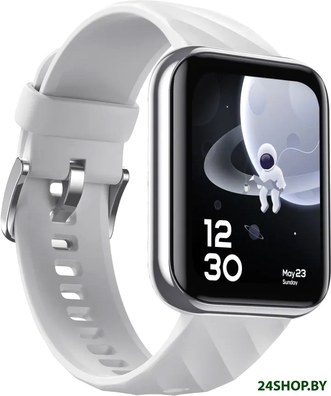 Умные часы Dizo Watch D (серебристый/белый) Умные часы Dizo Watch D (серебристый/белый)