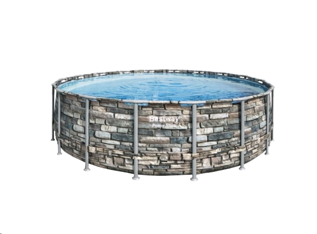 Бассейн с набором Bestway Power Steel 56886 (549х132 см) Бассейн с набором Bestway Power Steel 56886 (549х132 см)