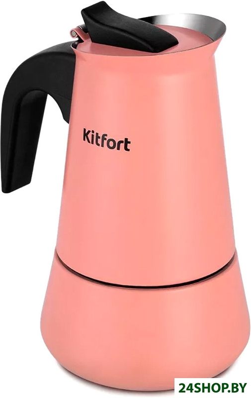 Гейзерная кофеварка Kitfort KT-7148-1 Гейзерная кофеварка Kitfort KT-7148-1