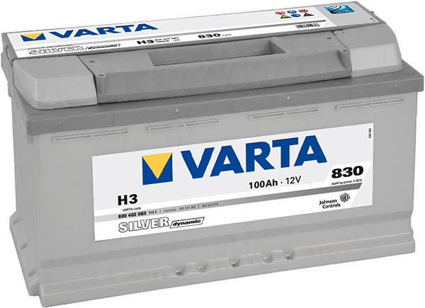 Автомобильный аккумулятор VARTA Silver Dynamic H3 600402083 (100 А/ч) Автомобильный аккумулятор VARTA Silver Dynamic H3 600402083 (100 А/ч)