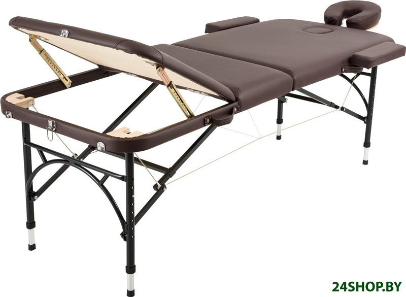Массажный стол Atlas Sport складной Strong 70 см 3-с алюминиевый (коричневый) Массажный стол Atlas Sport складной Strong 70 см 3-с алюминиевый (коричневый)