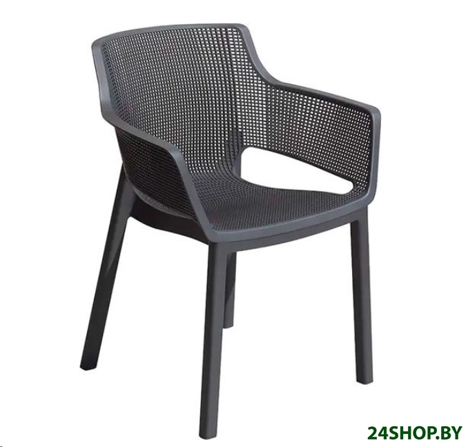 Стул пластиковый Keter Elisa 246189 (графит) Стул пластиковый Keter Elisa 246189 (графит)
