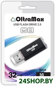 Флеш-память USB Oltramax 32GB 30 (black) Флеш-память USB Oltramax 32GB 30 (black)