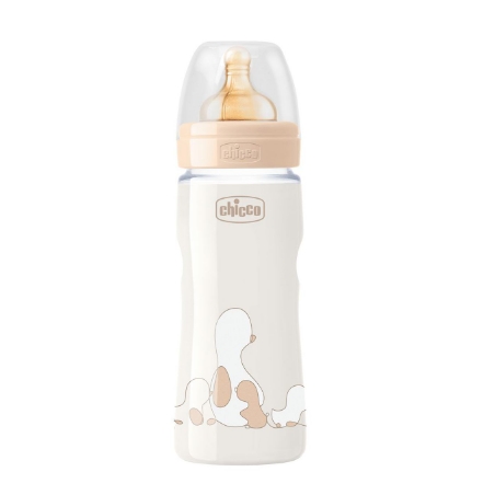 Бутылочка Chicco Original Touch Uni 330 мл (4м+) (с латексной соской) (00027634300000) Бутылочка Chicco Original Touch Uni 330 мл (4м+) (с латексной соской) (00027634300000)