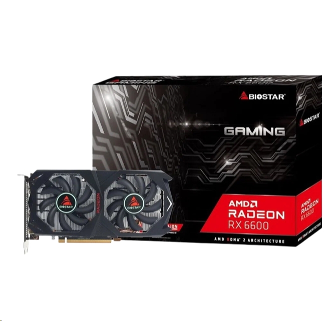 Видеокарта BIOSTAR Radeon RX 6600 8GB GDDR6 VA6606RM81 Видеокарта BIOSTAR Radeon RX 6600 8GB GDDR6 VA6606RM81