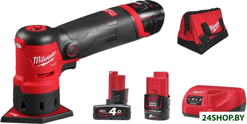 Дельташлифмашина Milwaukee M12FDSS-422X 4933479681 (с 2-мя АКБ 2 Ач, 4 Ач) Дельташлифмашина Milwaukee M12FDSS-422X 4933479681 (с 2-мя АКБ 2 Ач, 4 Ач)