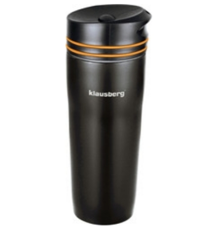 Термокружка Klausberg KB-7149 0.38л (черный/оранжевый) Термокружка Klausberg KB-7149 0.38л (черный/оранжевый)
