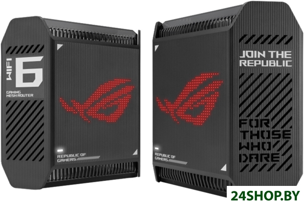 Wi-Fi система ASUS ROG Rapture GT6 (2 шт., черный) Wi-Fi система ASUS ROG Rapture GT6 (2 шт., черный)
