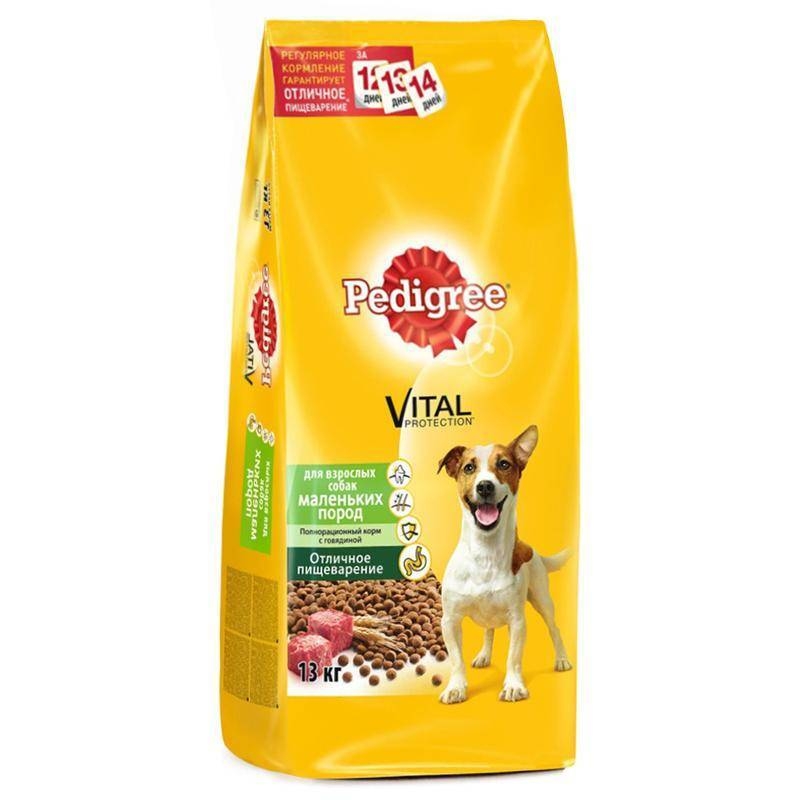 Сухой корм для собак Pedigree для взрослых собак маленьких пород с говядиной 13 кг Сухой корм для собак Pedigree для взрослых собак маленьких пород с говядиной 13 кг