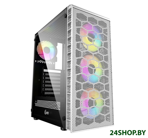 Корпус Powercase Mistral Z4C LED (белый) Корпус Powercase Mistral Z4C LED (белый)