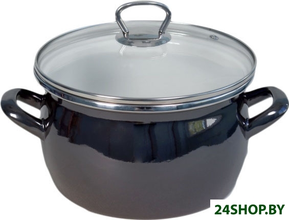 Кастрюля Omelia 1-2415111 (темно-серый хром) Кастрюля Omelia 1-2415111 (темно-серый хром)