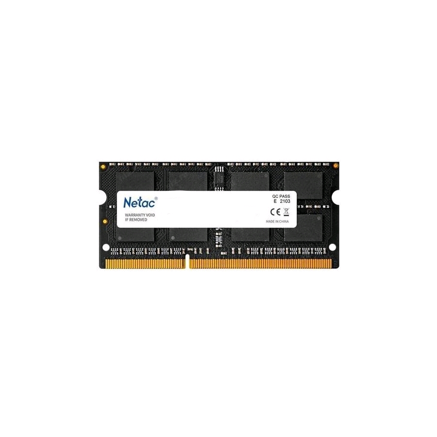 Оперативная память Netac Basic 8GB DDR3 SODIMM PC3-12800 NTBSD3N16SP-08 Оперативная память Netac Basic 8GB DDR3 SODIMM PC3-12800 NTBSD3N16SP-08
