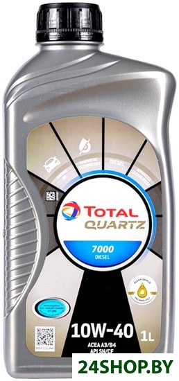 Моторное масло Total Quartz Diesel 7000 10W-40 1Л Моторное масло Total Quartz Diesel 7000 10W-40 1Л