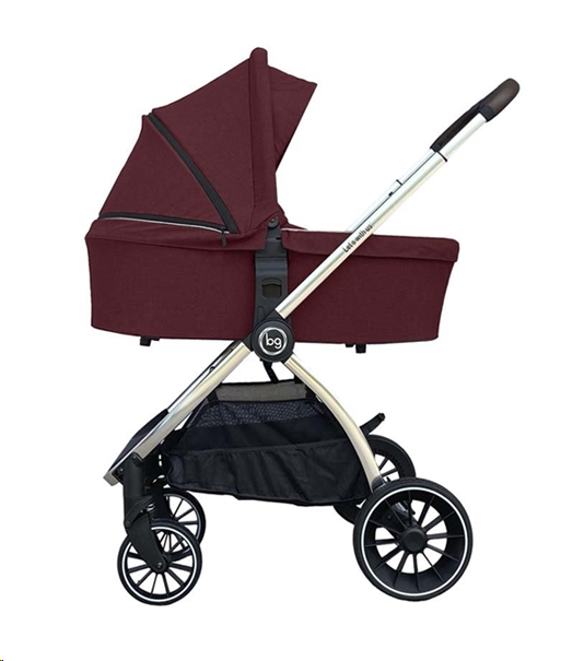 Детская коляска Bubago Lacio Wine Red 2 в 1 (хром) Детская коляска Bubago Lacio Wine Red 2 в 1 (хром)