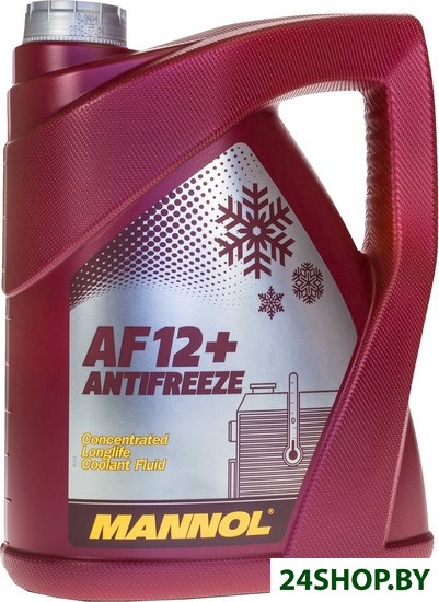 Антифриз Mannol Longlife Antifreeze AF12+ 5л Антифриз Mannol Longlife Antifreeze AF12+ 5л