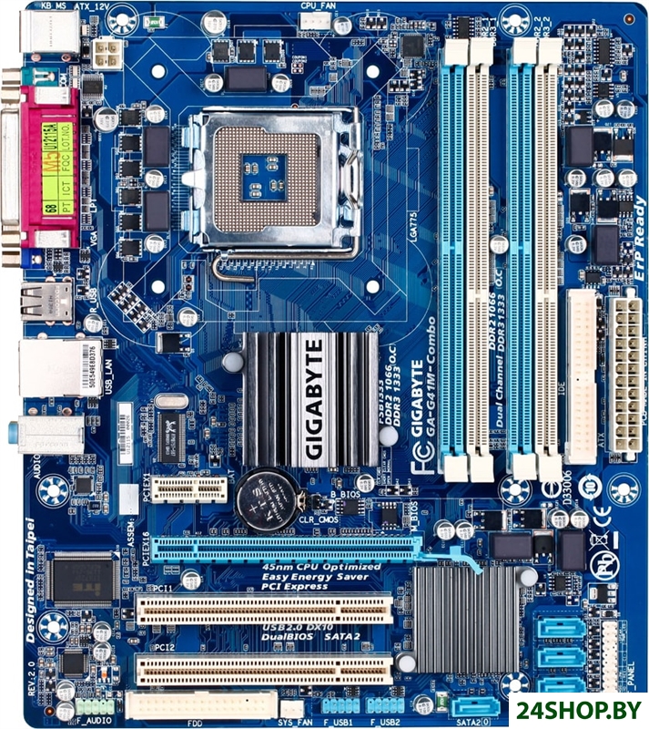 Материнская плата Gigabyte GA-G41M-Combo-GQ (rev. 3.0) Материнская плата Gigabyte GA-G41M-Combo-GQ (rev. 3.0)