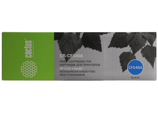 Картридж Cactus CS-CF540A (аналог HP 203A CF540A) Картридж Cactus CS-CF540A (аналог HP 203A CF540A)