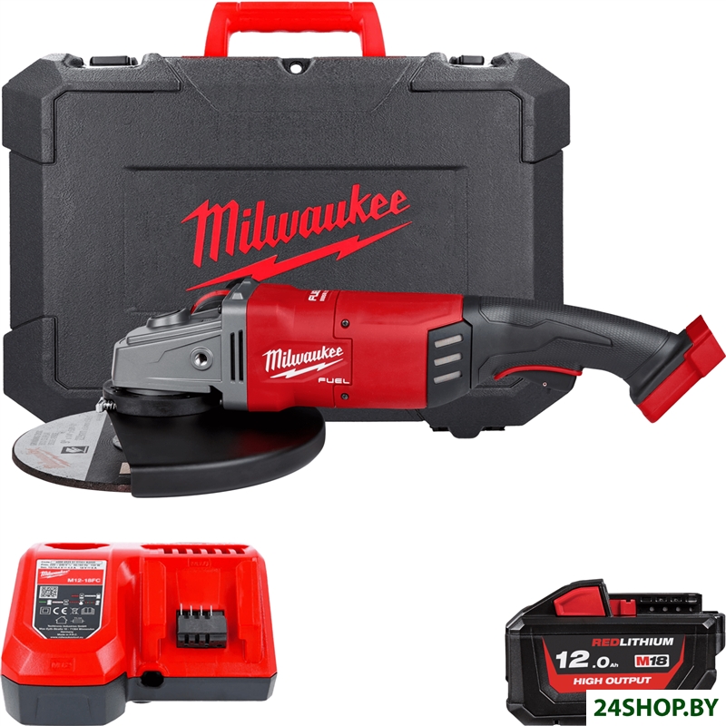 Угловая шлифмашина Milwaukee M18 Fuel M18FLAG230XPDB-121C 4933464115 (с 1-им АКБ, кейс) Угловая шлифмашина Milwaukee M18 Fuel M18FLAG230XPDB-121C 4933464115 (с 1-им АКБ, кейс)