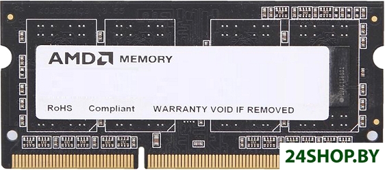 Оперативная память AMD 2GB DDR3 SO-DIMM PC3-12800 R532G1601S1SL-U Оперативная память AMD 2GB DDR3 SO-DIMM PC3-12800 R532G1601S1SL-U