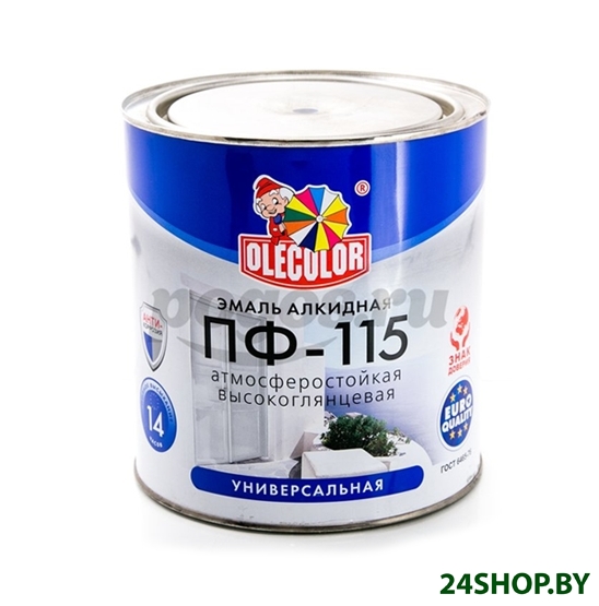 Эмаль Olecolor ПФ-115 универсальная 1.8 кг (кремовый) Эмаль Olecolor ПФ-115 универсальная 1.8 кг (кремовый)