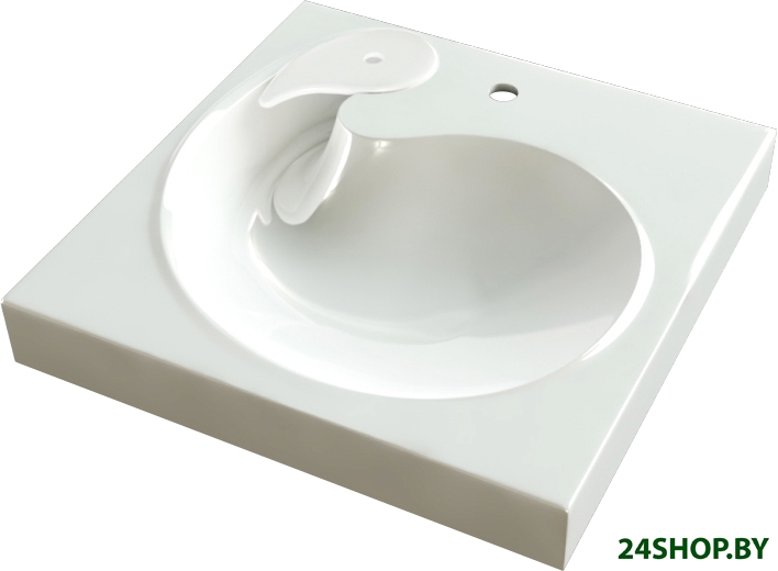 Умывальник Berge BRS-6060 Gloss (с сифоном) Умывальник Berge BRS-6060 Gloss (с сифоном)