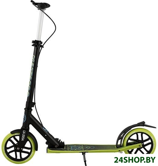 Двухколесный подростковый самокат Maxiscoo LX-205A MSC-LX205A-GR (зеленый) Двухколесный подростковый самокат Maxiscoo LX-205A MSC-LX205A-GR (зеленый)