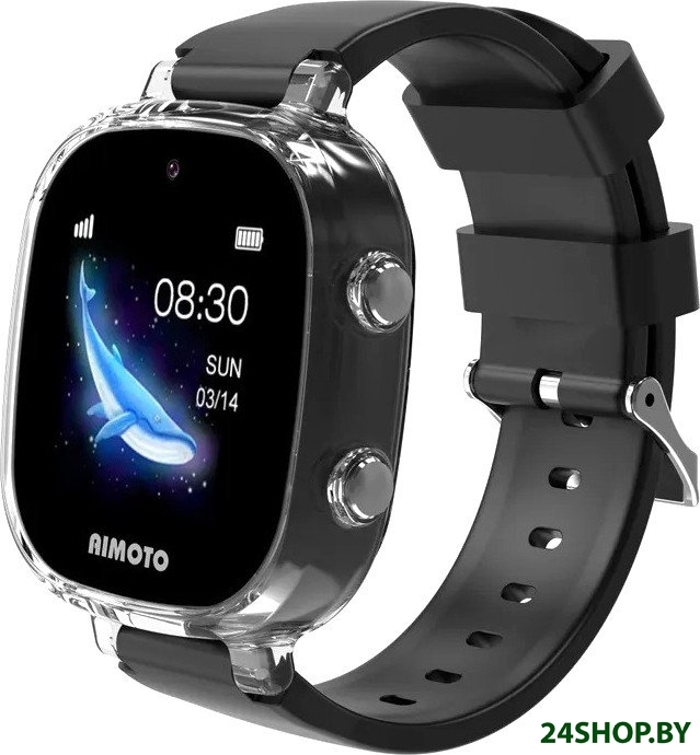 Умные часы с наушниками Aimoto Crystal 4G (черный) Умные часы с наушниками Aimoto Crystal 4G (черный)