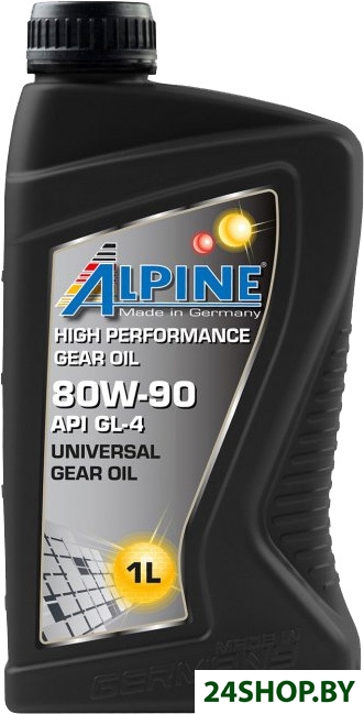 Трансмиссионное масло Alpine Gear Oil 80W-90 GL-4 1л Трансмиссионное масло Alpine Gear Oil 80W-90 GL-4 1л