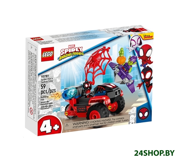 Конструктор Lego Marvel Майлз Моралес: техно-трайк Человека-Паука 10781 Конструктор Lego Marvel Майлз Моралес: техно-трайк Человека-Паука 10781